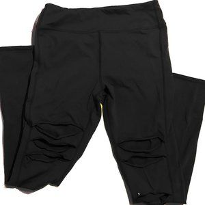 Cece High Waist Open Knee Leggings